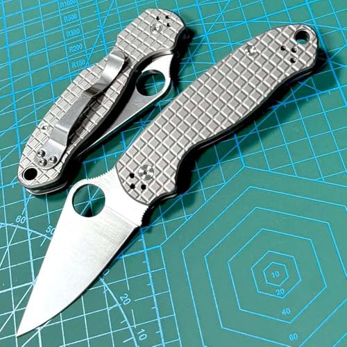Petit outil pratique en acier - Couteau tranchant antidérapant - Couteau de poche en titane - Couteau pliant en céramique - Couteau de poche - Couteau de cou - Couteau edc multi-tactique Tanto - Mini