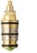 Brass Thermostatic Cartridge Replacement Bath Mixer Faucet Valve Temperature Control Shower System Built-in Thermostat System