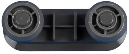 Original Geschirrspüler-Laufstütze, obere Räder, Korb-Set, kompatibel mit BAUKNECHT 488000627134 / C00627134