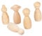Healifty 5pcs DIY Wooden Graffiti Puppet Models for Unfinished Blank Decor for Art Craft Projects for Preschoolers and School Easy to Paint and