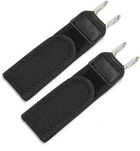 Bafiwu Gürtel Ohne Schnalle für Herren Damen, 2 Stück Elastischer Gürtel mit Metallhaken, Taktisch Unsichtbarer Gürtel für Beruf, Freizeit und Reisen