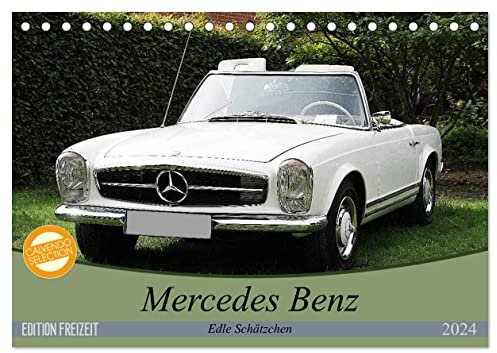 Mercedes Benz - Edle Schätzchen (Tischkalender 2024 DIN A5 quer), CALVENDO Monatskalender: Der Kalender begeistert durch brilliante Fotos dieser begehrten Automarke (CALVENDO Mobilitaet)