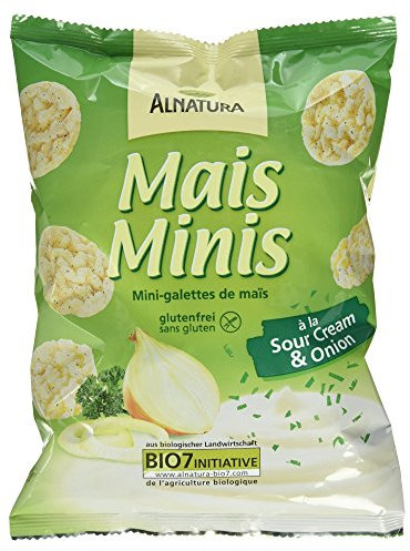 Alnatura Bio Mais Minis á la Sour Cream und Onion, 50g