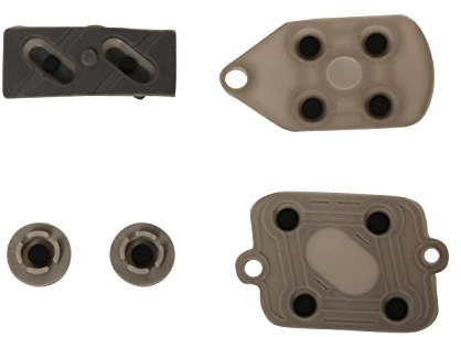 Timorn Leitfähige Taste Ersatz-Controller Silikon Gummi Reparatur Kit Teile Pad für SNES SFC USB PC Gamepad Joypad (5sets)