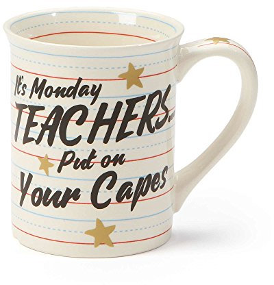 Enesco 6001042 Taza de café de gres, multicolor