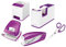 Leitz Wow Schreibtisch Accessoires (Komplett - Set, Weiß/Schwarz) (Metallic Violett)