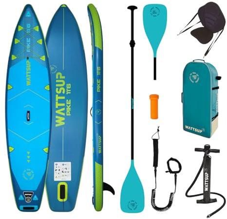 Wattsup - PB -WPIK116K - Wattsup Pike 11'6 (Kajak -Kombination) - Dicke 15 cm - Drop - Stich - starr und robust - 150 kg