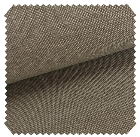 novely® SORAYA SUN CONTROL B04 UV++ - Sanitized® Olefin Outdoor-Stoff - Wetterfester Möbelstoff - Mélange Polsterstoff - Pflegeleichte Meterware 1 lfm | Farbe: 34 Taupe Dunkelbeige