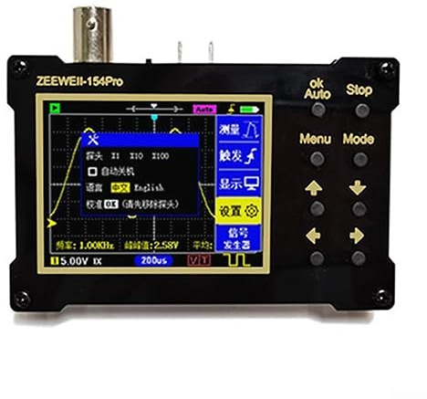 DSO154Pro Digital-Oszilloskop, 2,4 Zoll LCD-Display, Signalgenerator, 500 kHz