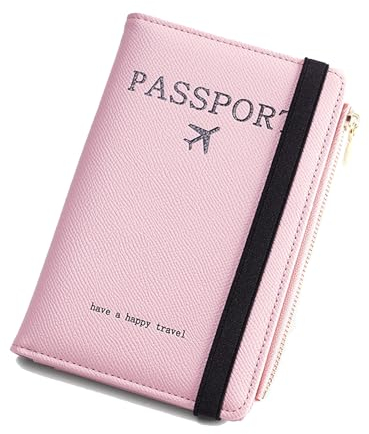 NABIC Reisepass Hülle,reisepasshülle Mit RFID-Blocker, Passport Holder Für Damen Herren,Leder-kartenetui Reise-dokumenten-Organizer,travel Organizer,ausweis Und Reisedokumente,travel Wallet