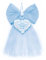 Crociedelizie, fiocco nascita annuncia sorellina fratellino bimba bimbo personalizzato in tulle rosa azzurro con ricamo ricamato elegante semplice coccarda fuori porta cuore