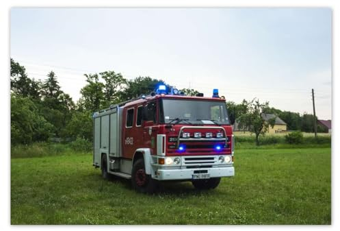 Vlies Premium Vlies Tapete 200x135cm Feuerwehrauto No.H10232M_TV1AL