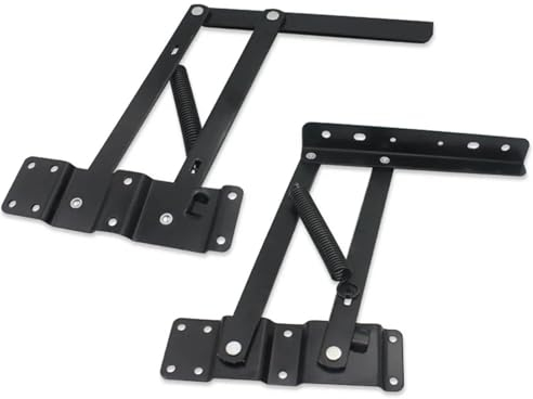 2 stücke Klapp Möbel Scharniere Frühling Tee Tisch Scharnier Möbel Lift Up Top Mechanismus Hardware Hebe Rack Regal for Couchtisch