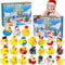 Adventskalender Enten 2024, Baby Born Adventskalender Kinder für 1 2 3 + Jahre Jungen Mädchen, 24 Weihnachten Quietscheenten Enten Adventskalender Weihnachtsgeschenke, Badespielzeug Set