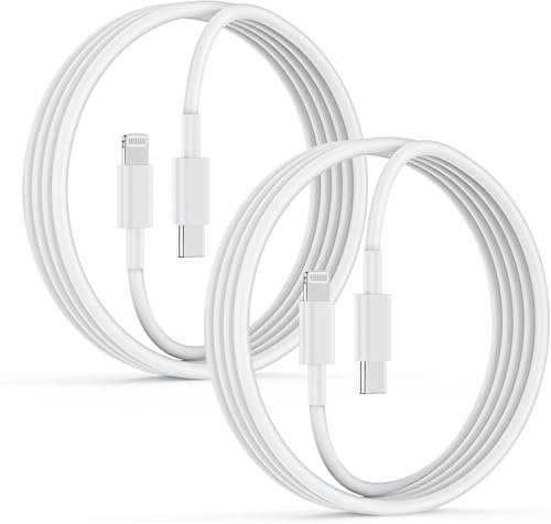 USB C auf Lightning Kabel 3M 2Pack, [Apple MFi Zertifiziert] iPhone Ladekabel Original Schnellladekabel USB C für iPhone 14/13/12/11 Pro Max/Pro/XR/XS/X/SE/8Plus