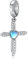 DAYLINLOVE Kreuz Charms Anhänger 925 Sterling Silber Mondstein Christian Charm für Armbänder Kreuz Religiös Schmuck Geschenk für Damen Mädchen