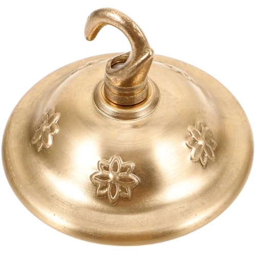 SEWACC Kupfer Deckenbaldachin mit Haken für Kronleuchter Gold