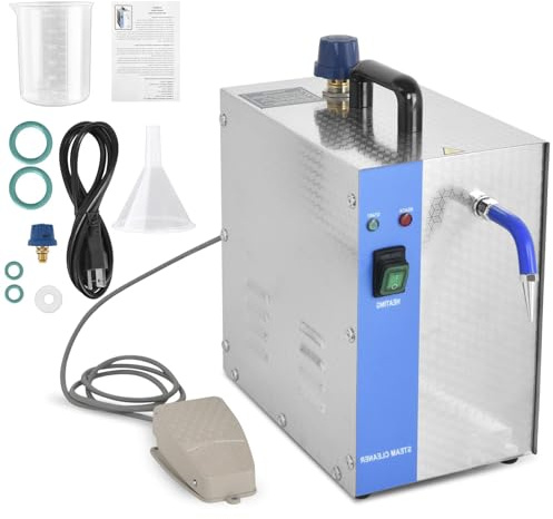 SEDAMORALLY Lave-Bijoux en Acier Inoxydable,Machine de Nettoyage À La Vapeur pour Bijoux,Nettoyeur Vapeur pour Bijoux en Or Et en Argent,pour Bagues,Boucles d'oreilles,Lunettes 2L