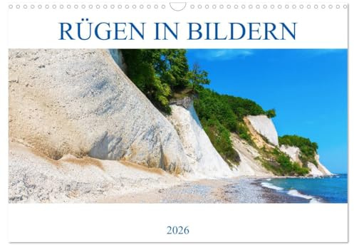 Rügen in Bildern (Wandkalender 2026 DIN A3 quer), CALVENDO Monatskalender: Fotos von der Ostseeinsel Rügen (CALVENDO Orte)