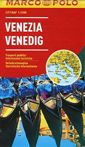 MARCO POLO Cityplan Venedig 1:5 500: Verkehrslinienplan, Straßenverzeichnis, Praktische touristische Informationen (MARCO POLO Citypläne)