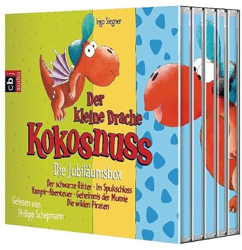 Der kleine Drache Kokosnuss - Die Jubiläumsbox: Inszenierte Lesungen mit Musik. Der schwarze Ritter; In Spukschloss; Vampir-Abenteuer; Geheimnis der Mumie; Die wilden Piraten