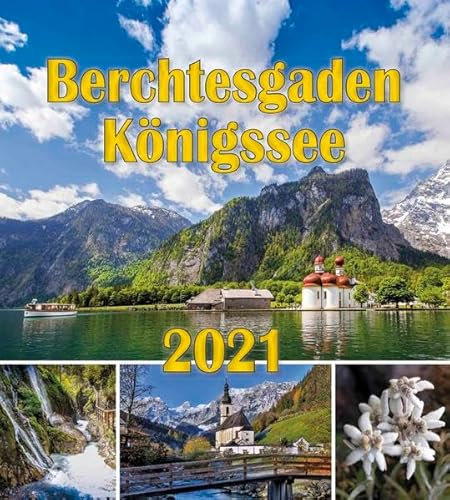 Berchtesgaden Königssee Postkartenkalender 2021: Berchtesgaden Königssee Postkartenkalender 2021