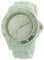 Oozoo Herren-Armbanduhr XL Analog Silikon C4339 Pastel Jade Strass