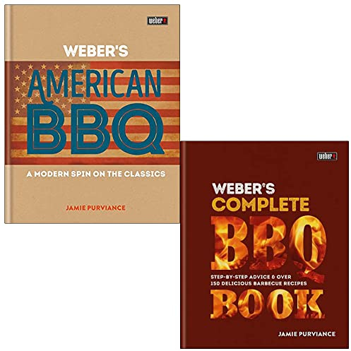 Jamie Purviance 2 Books Collection Set (Weber's American Barbecue & Weber's Complete BBQ Book)