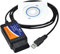 Câble de Diagnostic multimarque Connexion ELM327 USB OBD2