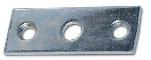 Schließblech f. Aufspreizstangen, 60 x 22 mm, Loch ø 8,2 mm, Stahl verzinkt