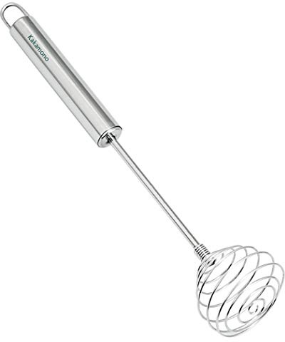 Edelstahl Surround helixspring Spule Schneebesen, Set, Ei Milchaufschäumer, Rühren, Magic Hand Held Sauce Rührwerk Milchaufschäumer 25.4 cm Circular silber