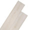 vidaXL Listoni per Pavimentazione in PVC 5,26 m² 2 mm Bianco Rovere Pannelli