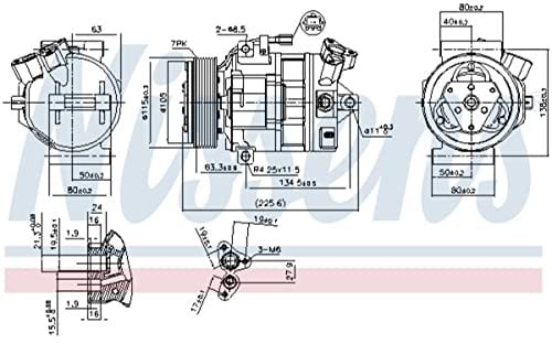 Nissens 890138 - Compresseur, climatisation