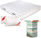 EVERGREENWEB - Orthopädische Waterfoam Matratze 160x200 Hoch 20 cm + 2 VISCOSCHAUM Kissen KOSTENLOS aus Memory Foam Flocken, Atmungsaktiv, Hypoallergen, Ergonomisch, 100% Made in Italy | Fashion
