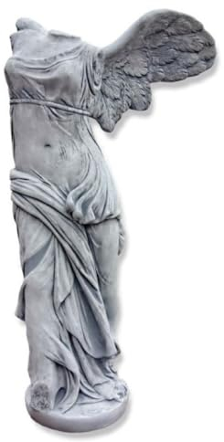 Casa Padrino Jugendstil Skulptur/Statue Grau 88 x 40 x H. 155 cm - Gartendeko Steinfigur