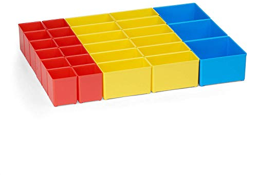 Bosch Sortimo Insetboxen-Set | Insetboxenset T1 Für die T-BOXX | Ideale Werkzeugkoffer Einlagen leer | Ordnungssystem Werkstatt Werkzeug