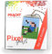 Pixel P90058-15501 Spaß Bastelset Fußball, mit 10 Medaillons zum Pixeln, einfaches Stecksystem ohne Bügeln und Kleben, für Kindergeburtstag, Bastelnachmittag, Schulen und Kitas