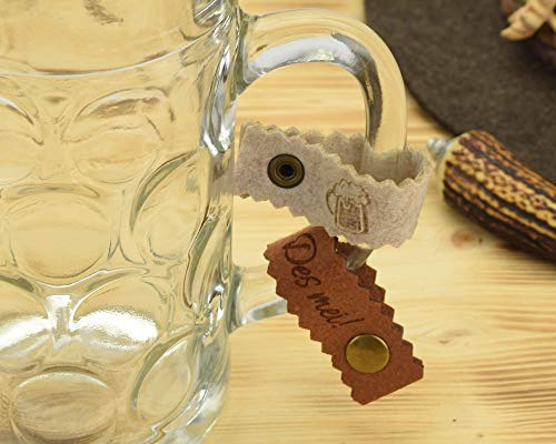 Henkelband 'des MEI!' - Oktoberfest Maß Maßkrugband - Farbe wählbar - 1 Stück