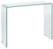 Minimalistischer Konsolentisch transparent Glas Kendall