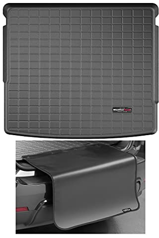 Weathertech Passgenaue Kofferraummatte mit Ladekantenschutz kompatibel mit Audi Q3 2018-23 |