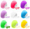 9 pezzi parrucche colorate per feste, parrucche colorate per feste con occhiali da sole a forma di cuore senza montatura, per donne, ragazze, cosplay, feste, vacanze, addio al nubilato