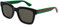 GUCCI Mens GG0001SN Sunglasses, Black-Green-Green, 52