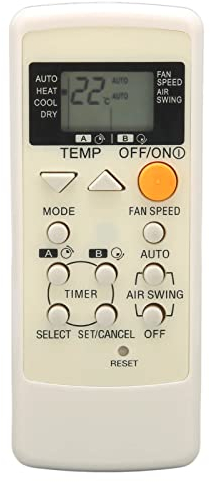 Cuifati Control Remoto de Aire Acondicionado, Accesorios de Repuesto A/C, Control Remoto para Aire Acondicionado A75C2563 A75C2565 A75C2432 A75C8464