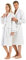 English Home Peignoir en éponge de coton 100% turc, robes de chambre absorbantes à col châle pour femmes, robes de chambre douces pour hommes, robe de chambre en éponge pour douche spa, Premium