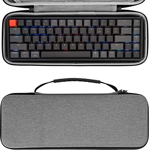 Geekria Shield Schutzhülle für 65 % kompakte Tastatur, Hartschale, für kompakte mechanische Gaming-Tastatur mit 68 Tasten, kompatibel mit RK Royal KLUDGE RK68, Keychron K6