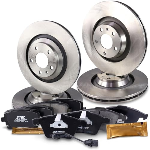 ATEC Germany Bremsenset inkl. Bremsscheiben Vorne Ø 347 mm Belüftet + | Kompatibel mit: AUDI A6 C6, A6 C6 Avant