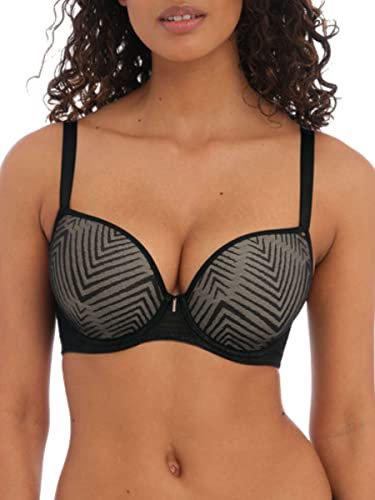 Freya Daydreaming Plunge Bra Celestial Black 36F