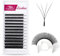 Extension de Cils W 4D Prefait Cils Bouquet 0.07D Curl Mixed 8-14mm Cils Volume Russe en Soie Professionnel Cils Forme de W Extension de Cils Premade Fans FADVAN