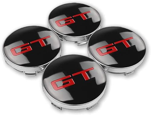 ALOLIM 4 Stück Auto Nabenkappen, für KIA Sid Rio Soul Sportage Ceed Sorento Cerato K2 60MM Abzeichen Aufkleber Radabdeckungen Staub Rost wasserdichte Abdeckungen