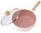 Yctze Cooking Pot,Non Stick Saucepan with Lid Carote Pot Baby Complementary Food Small Pot for Home Kitchen (20cm)